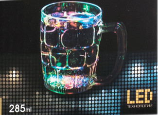 Фигурка декоративная LED RGB Кружка пивная FL104